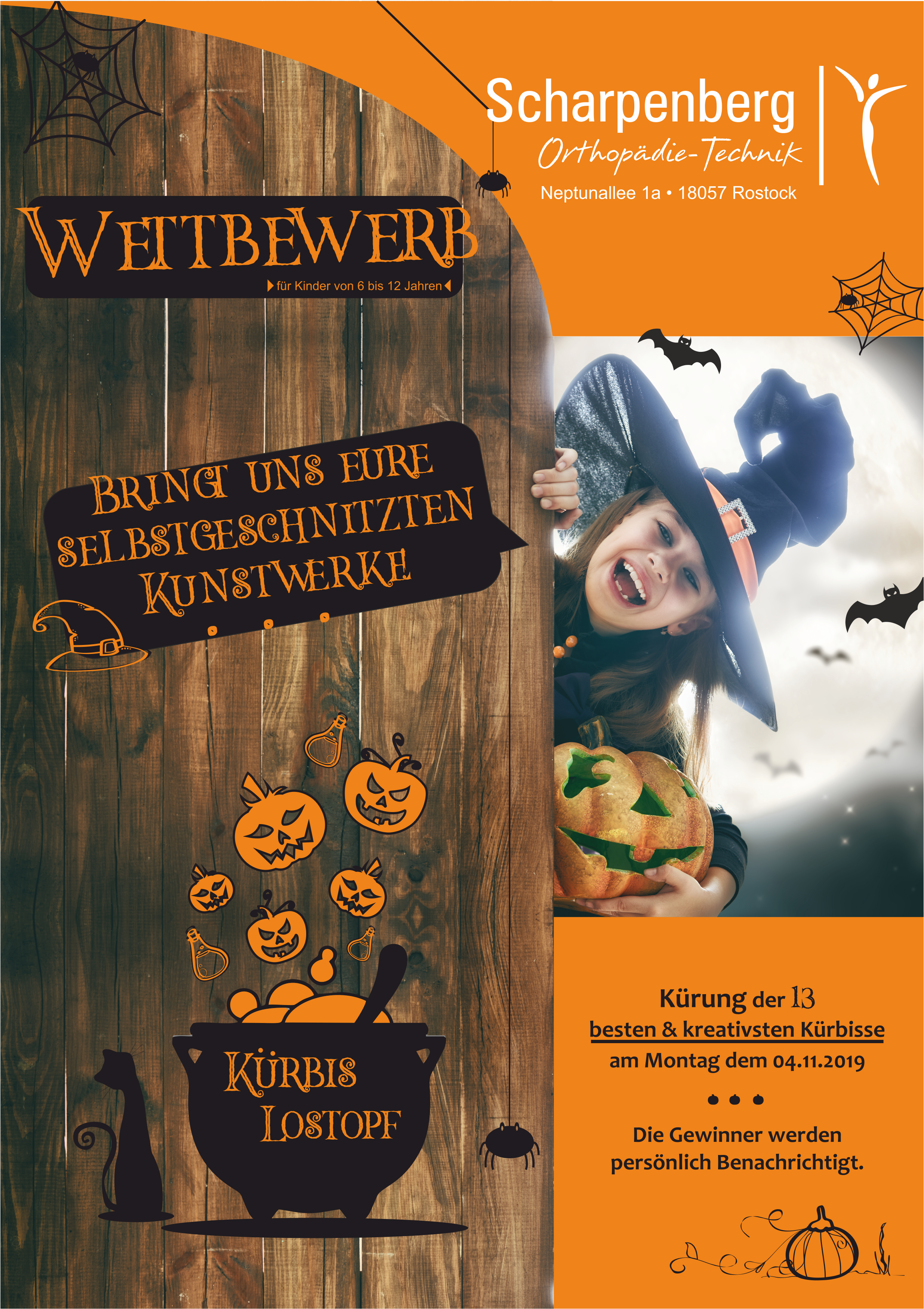 Kinder-Kürbisschnitzwettbewerb