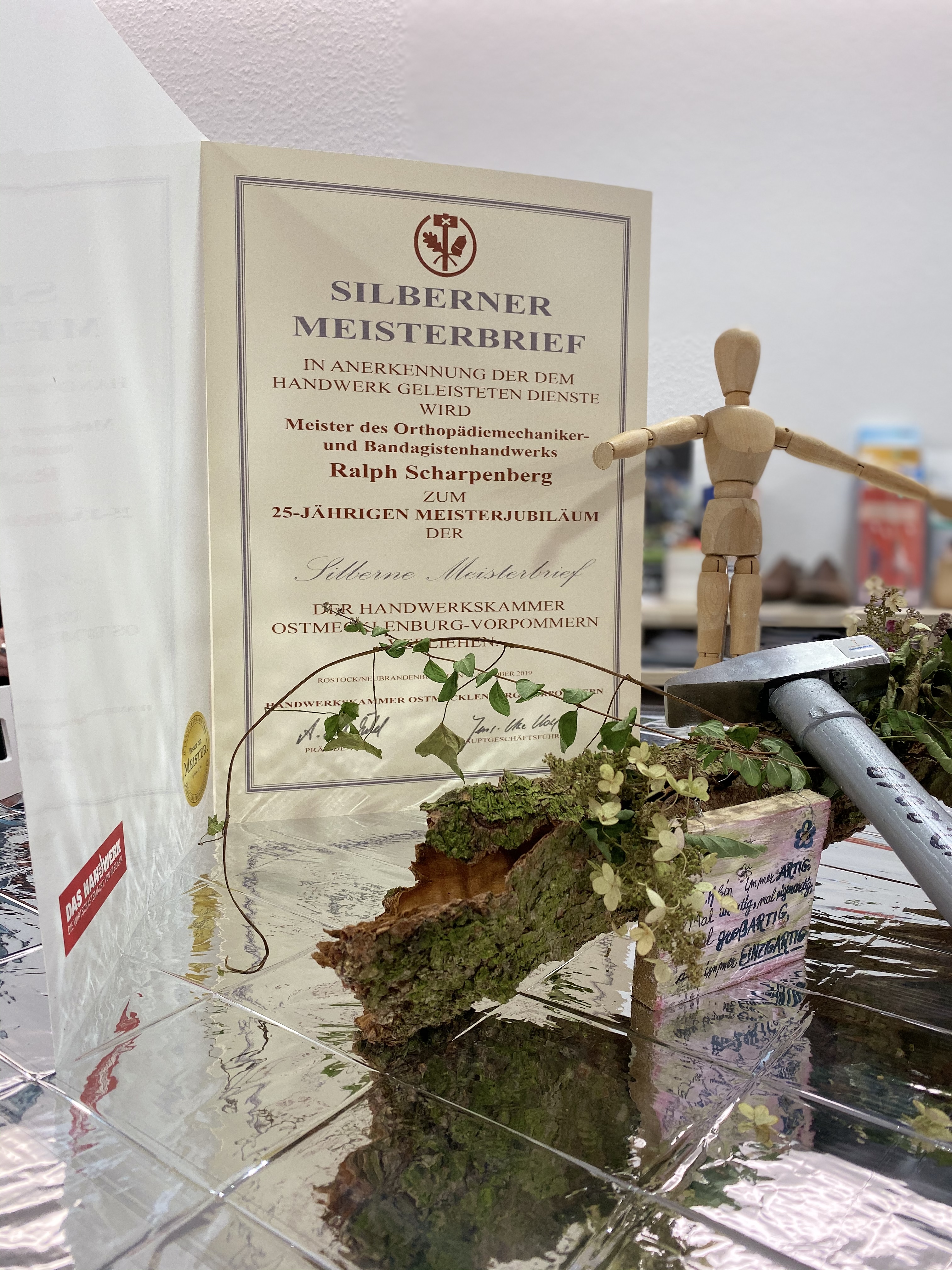 Silberner Meisterbrief