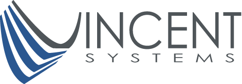 Ein Logo der Firma Vincent Systems GmbH.